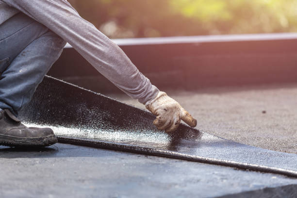 Professional Basement Waterproofing technician working in Brookhaven, PA